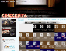 Tablet Screenshot of cinecenta.com
